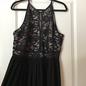 BLBD Beautiful Long Black Dress! Size 18